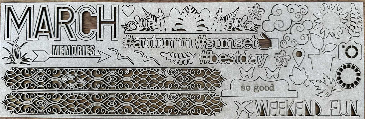 Year In Review March Chipboard