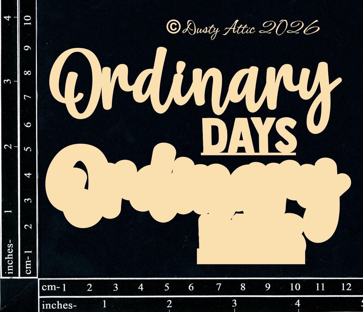 Ordinary Days
